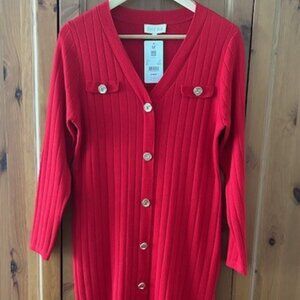 LAURA Viscose MIDI Dress , NWT !  M/L
